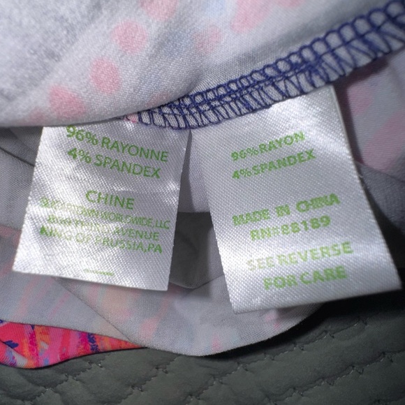 Lilly Pulitzer Lana Romper Bright Navy Palms Up Size S. NWT - Picture 11 of 14